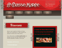 Tablet Screenshot of lechassemaree.com